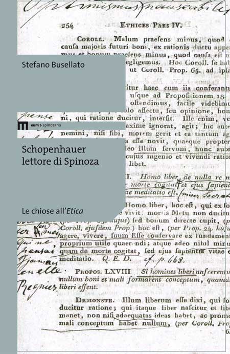 Schopenhauer lettore di Spinoza