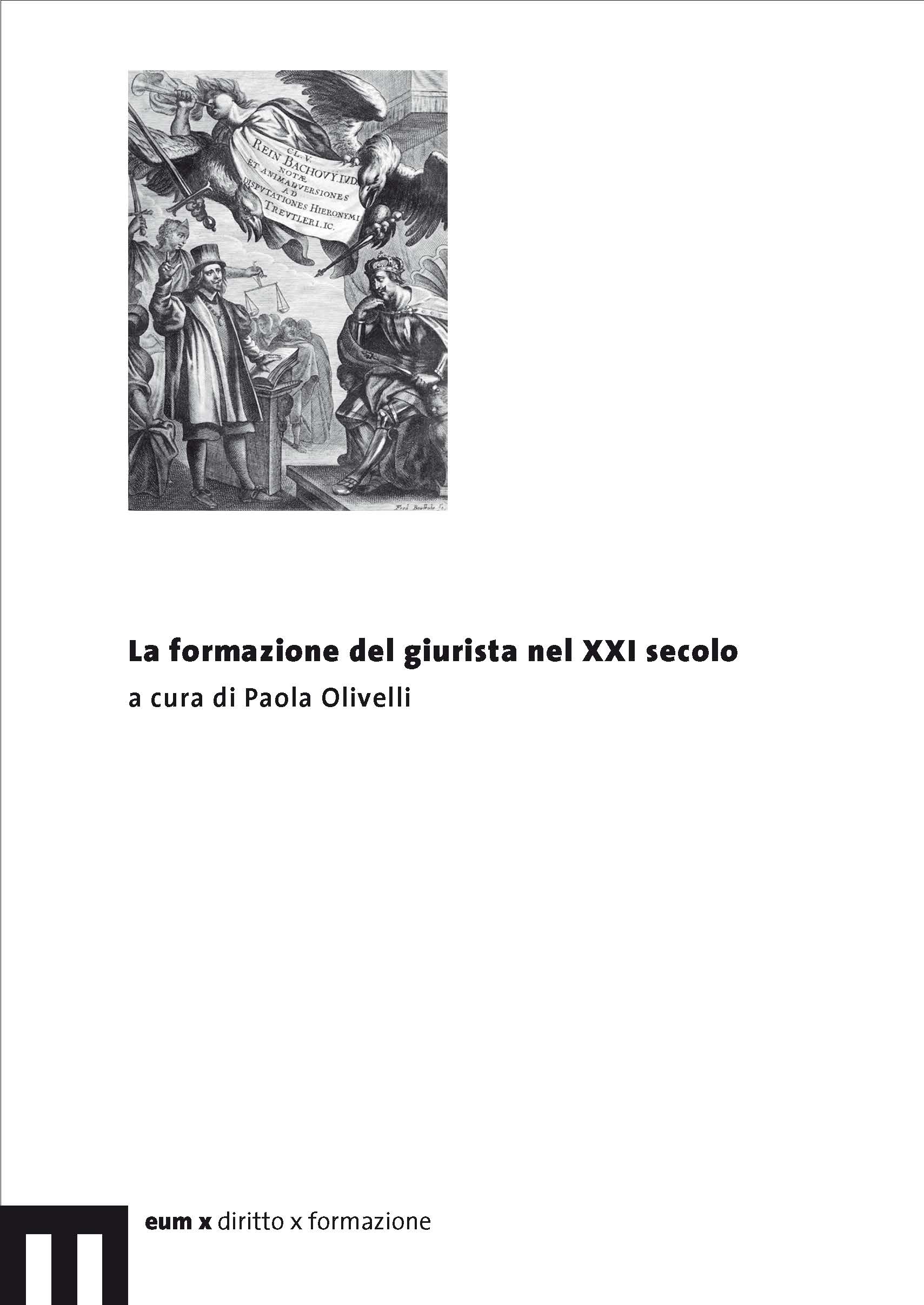 La formazione del giurista nel XXI secolo