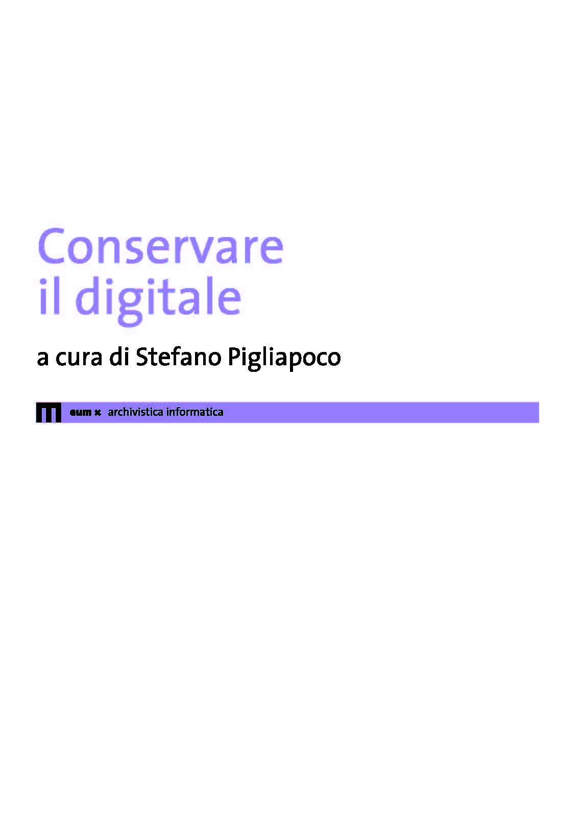 Conservare il digitale