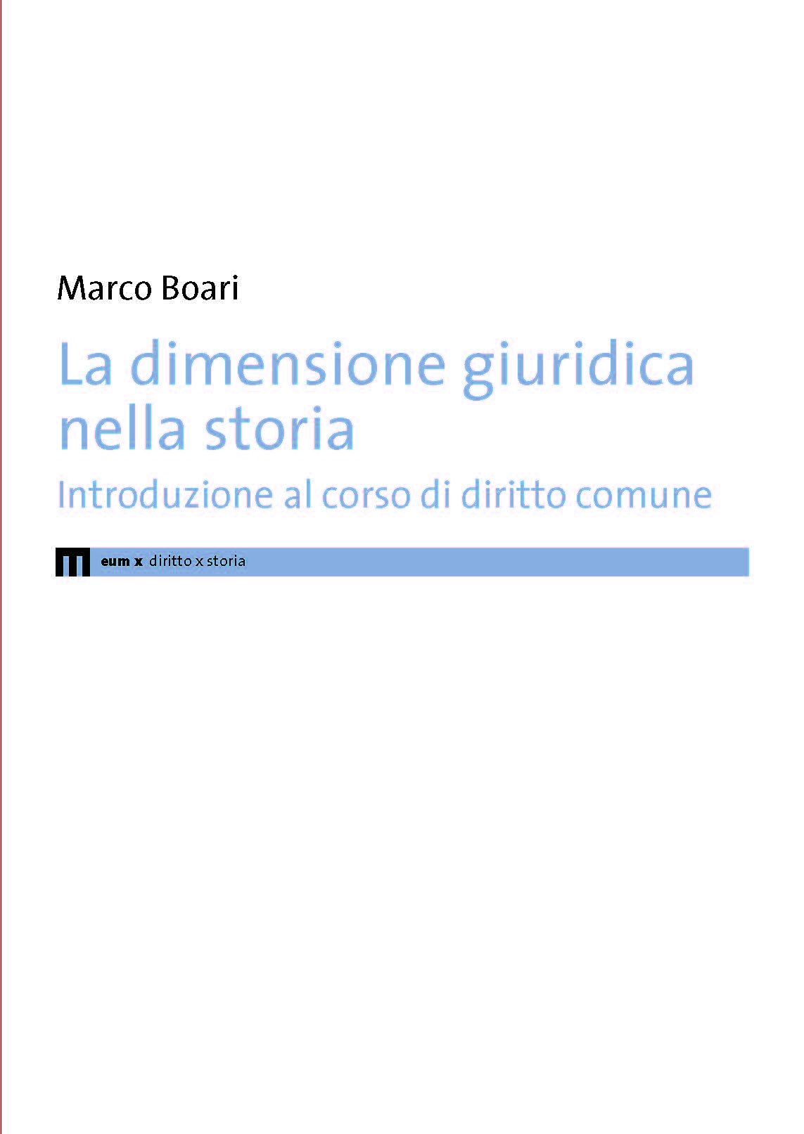 La dimensione giuridica nella storia