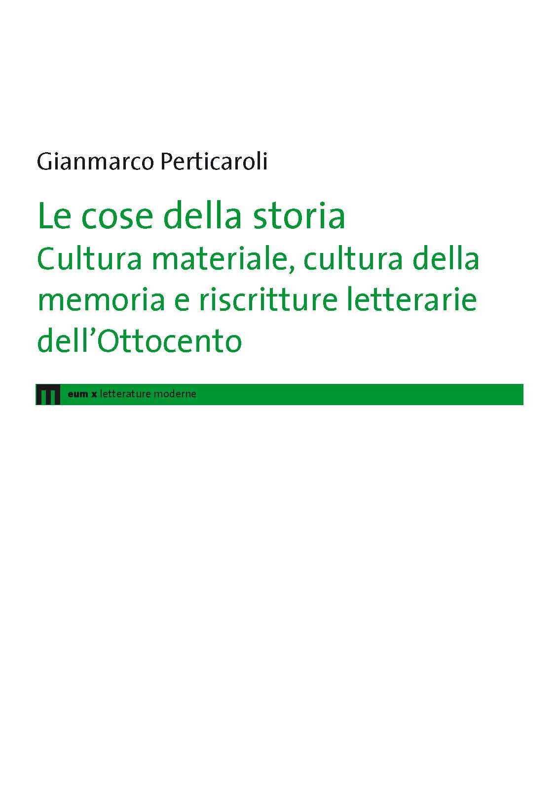 Le cose della storia