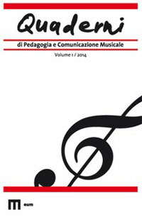 Quaderni di Pedagogia e Comunicazione Musicale