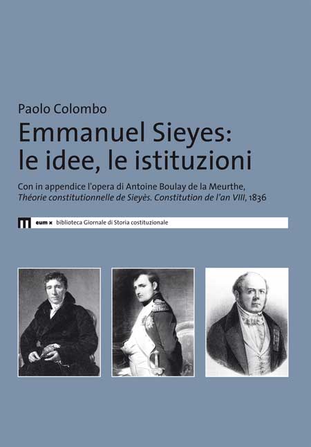 Emmanuel Sieyes: le idee, le istituzioni