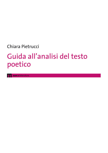 Guida all'analisi del testo poetico